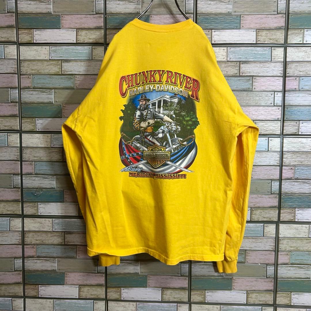 ハーレーダビッドソン　ロンT ビッグプリント