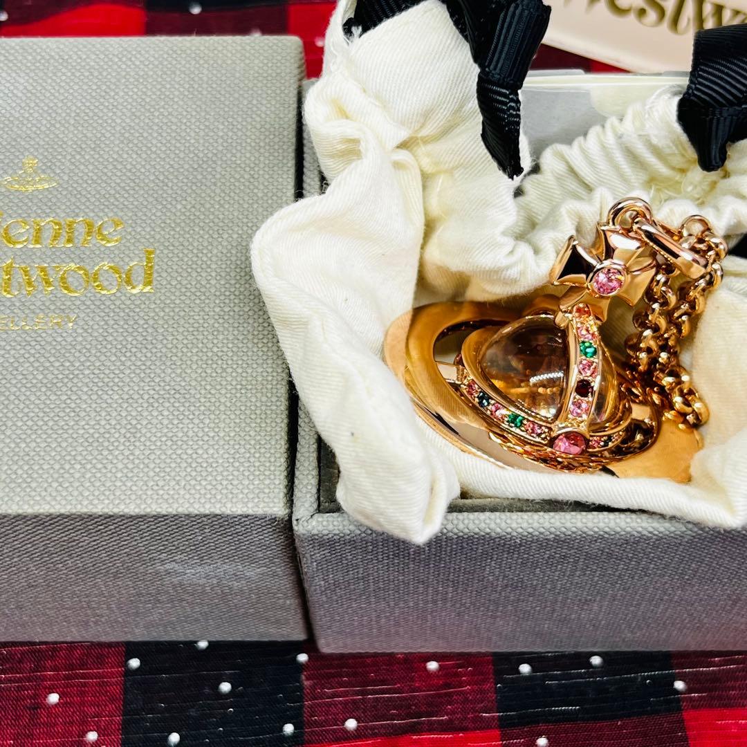 ヴィヴィアン　正規　ピンクゴールド オーブ　ネックレス