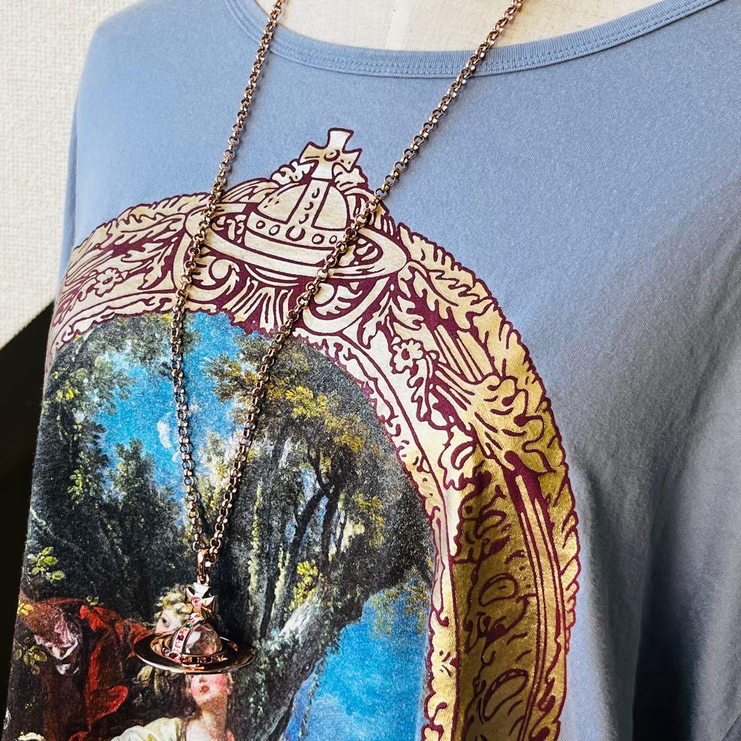 ヴィヴィアン　正規　ピンクゴールド オーブ　ネックレス