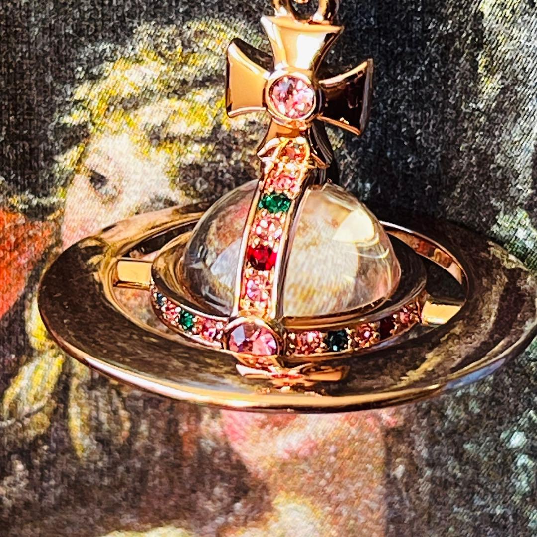 ヴィヴィアン　正規　ピンクゴールド オーブ　ネックレス