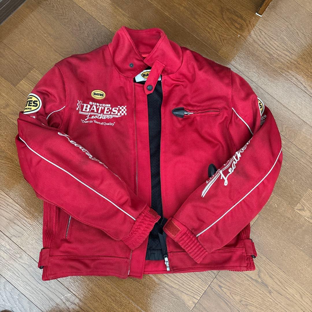 BATES カスタムナイロンメッシュジャケット レッド