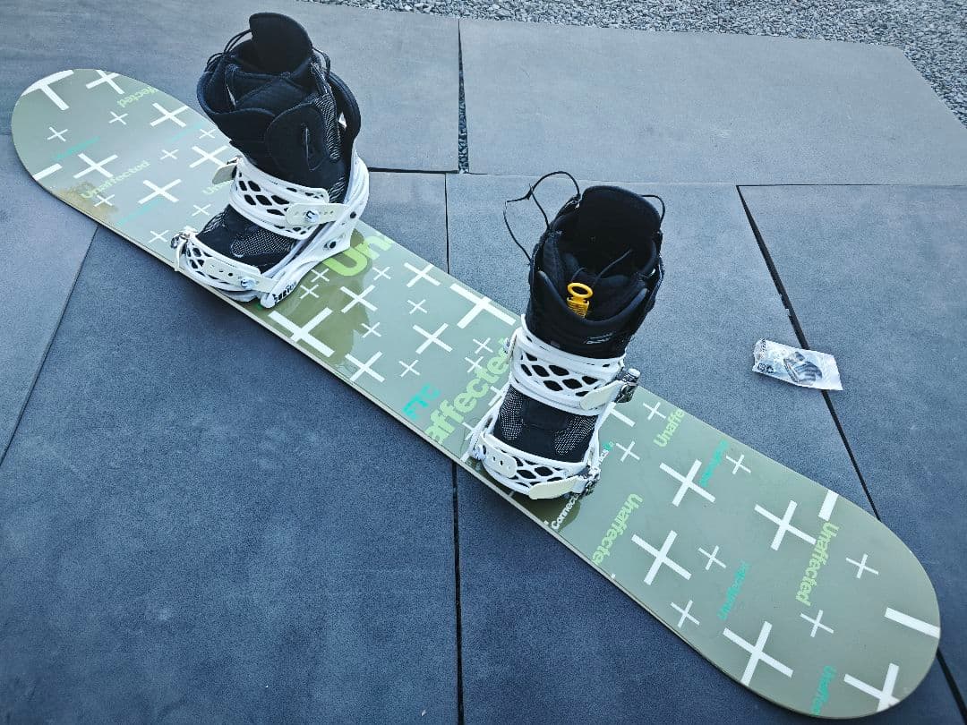 FANATIC・BURTON　スノーボード3点セット