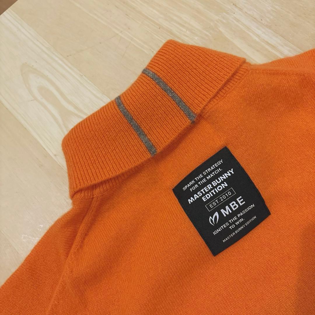 パーリーゲイツ☆新品 マスターバニー カシミヤ100% タートルネックニット