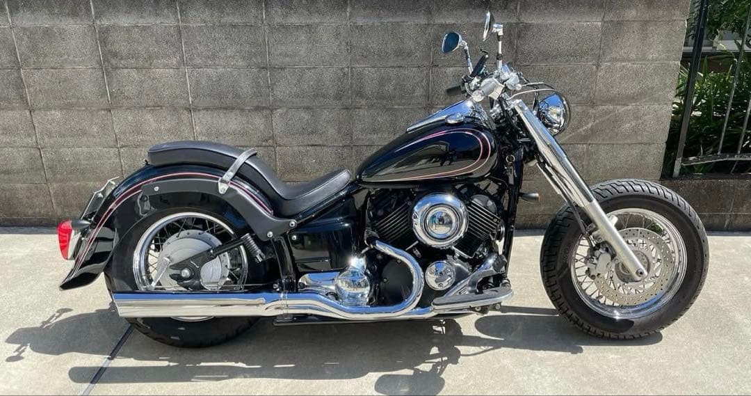 ケンテック　ローライダー2in1マフラー　90φ ドラッグスター クラシック