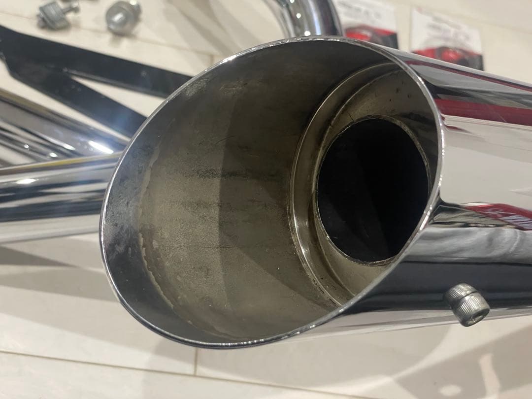 ケンテック　ローライダー2in1マフラー　90φ ドラッグスター クラシック