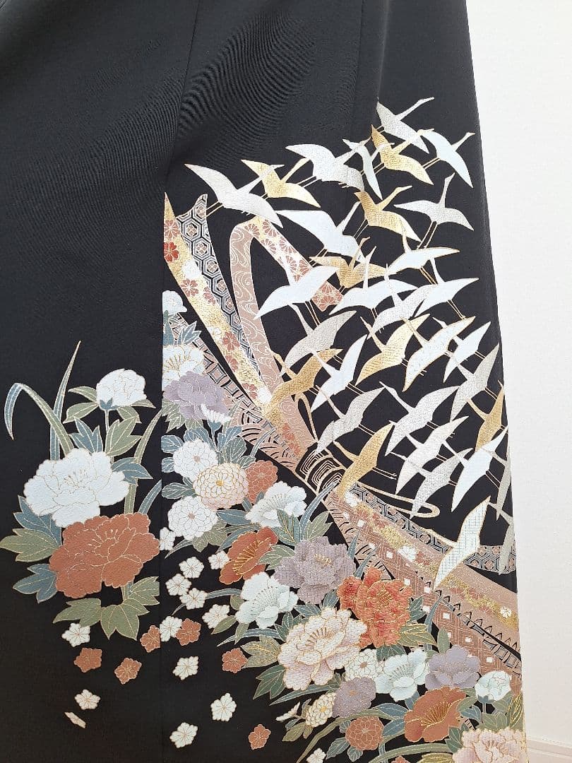 着物リメイクワンピース3687