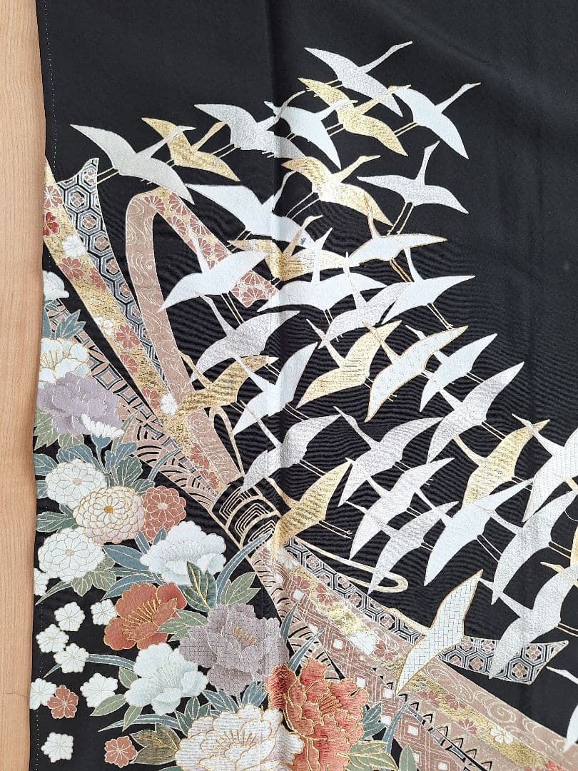 着物リメイクワンピース3687