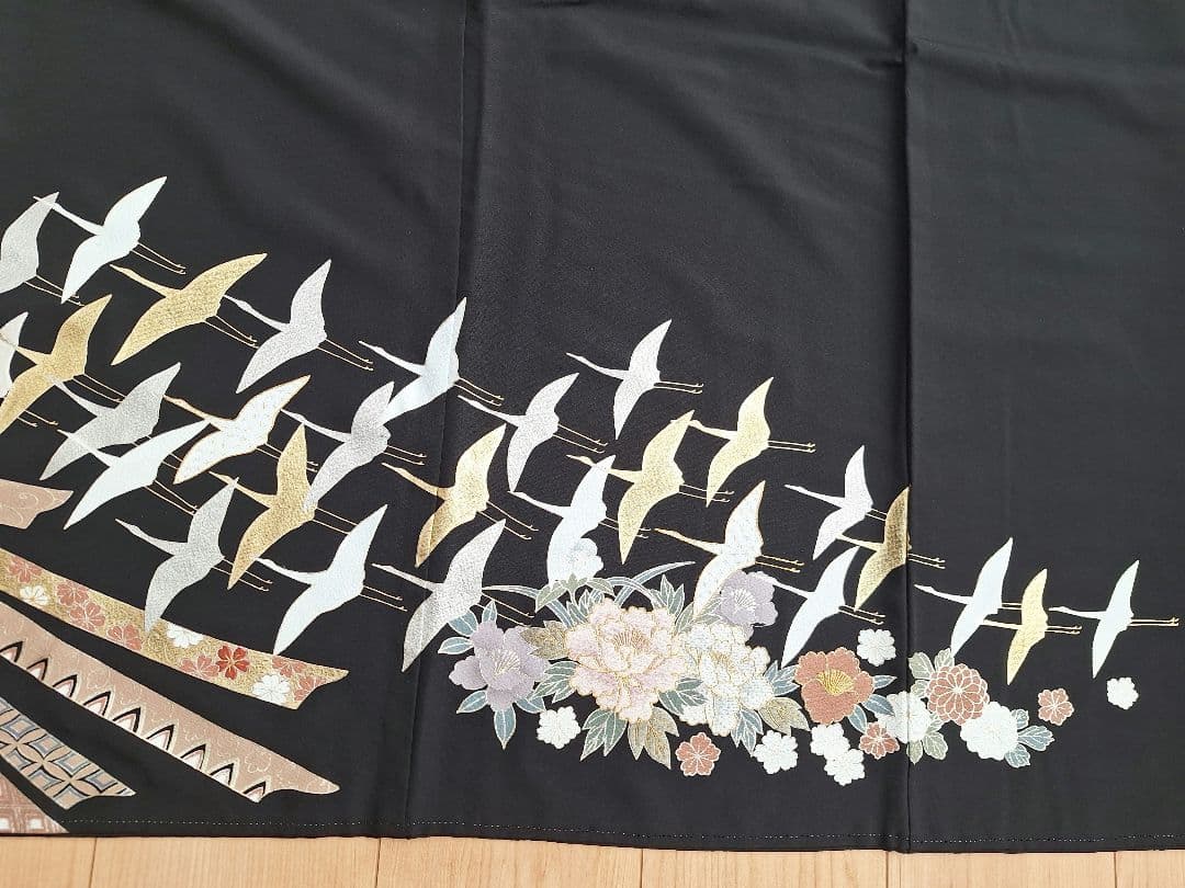 着物リメイクワンピース3687