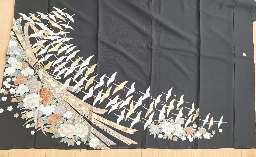 着物リメイクワンピース3687