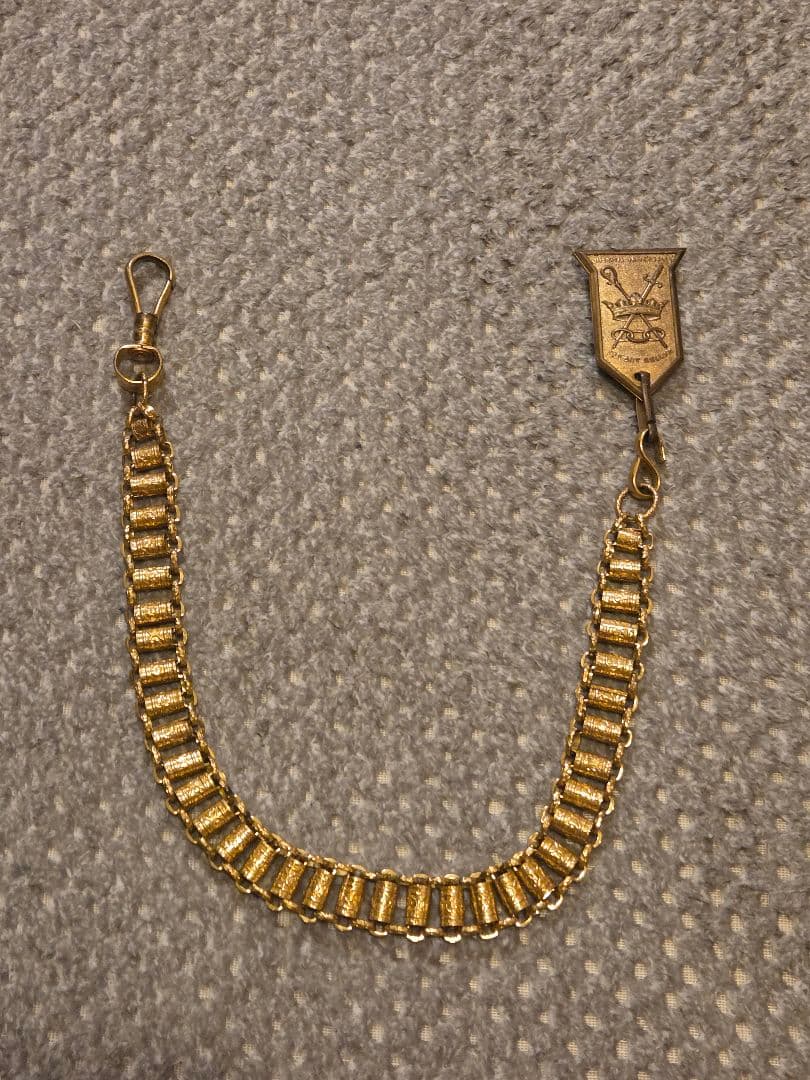 辛*党様 ロングソードチェーン　フリーメイソン　～1920年　アンティーク