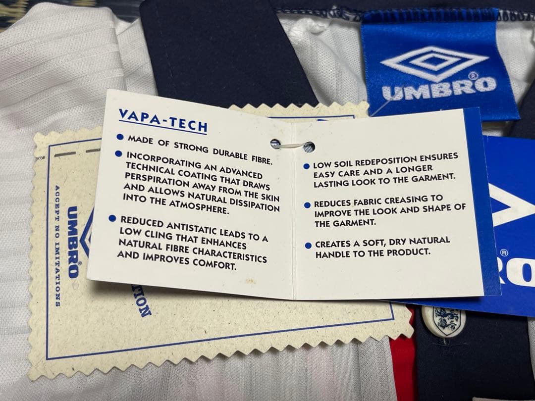 98 イングランド代表 ユニフォーム 7 ベッカム L