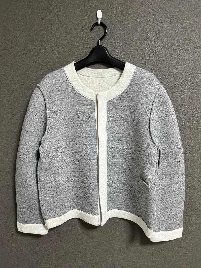 SUNSEA リバーシブル ノーカラー ジャケット SNS-14835