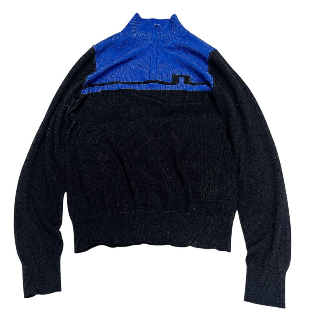 本日発送　J.LINDEBERG ハーフジップ　ジップアップ　セーター　ニット