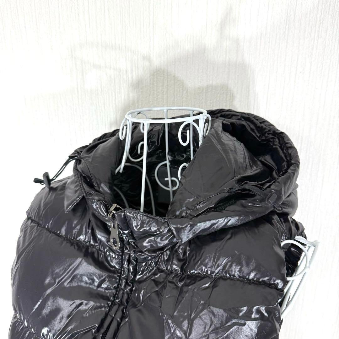 DUVETICA デュベティカ ダウンベスト ブラック 38サイズ