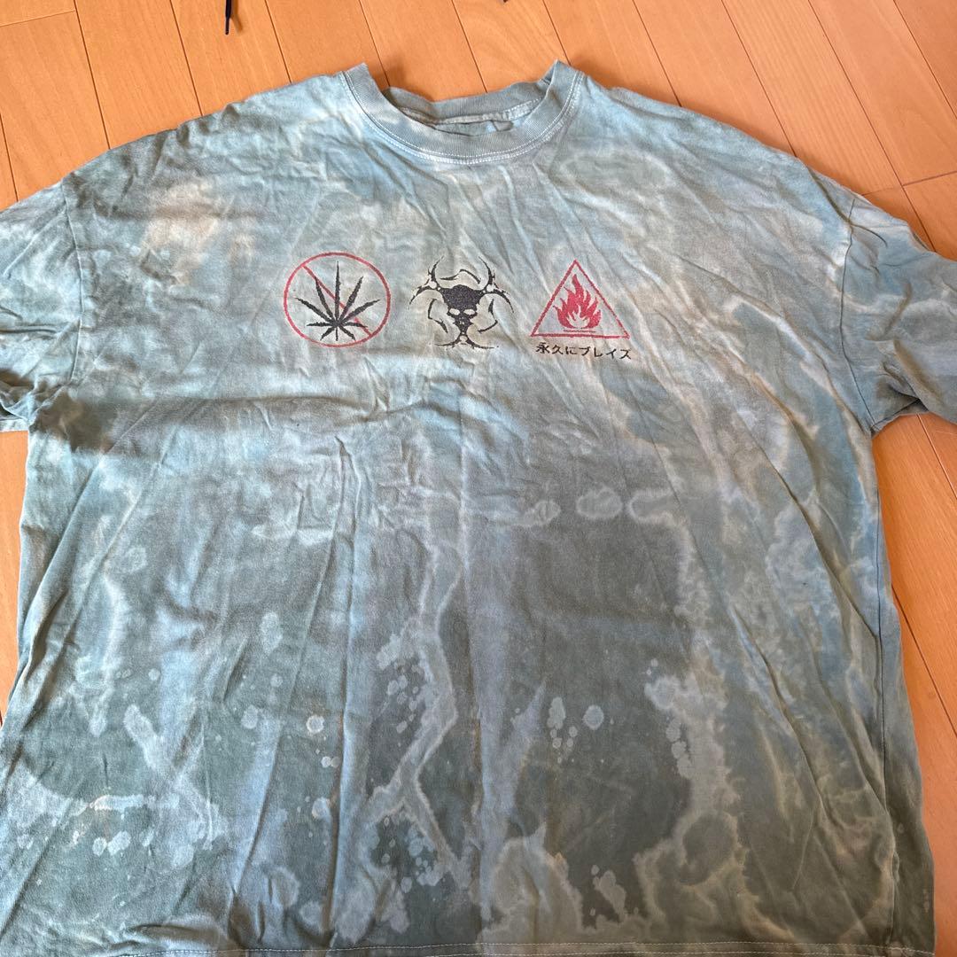 トップス tie dye long tee y2k