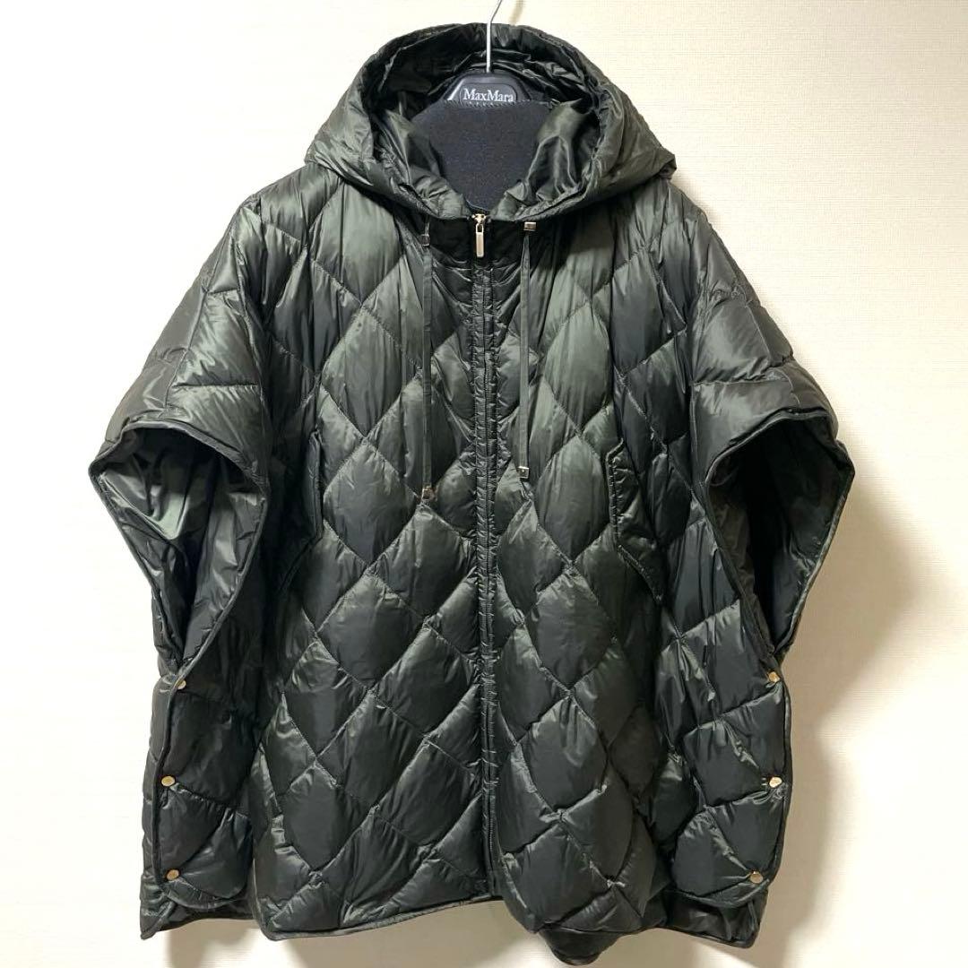 【25日まで2万円引き‼️】美品MAXMARA TheCube M ダウンケープ