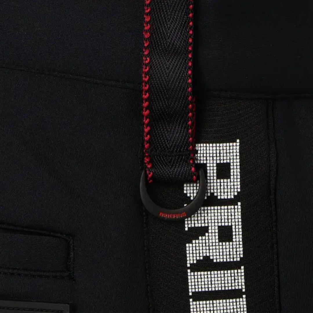 BRIEFING GOLF ブリーフィングゴルフ ロゴサイドライン パンツ　黒