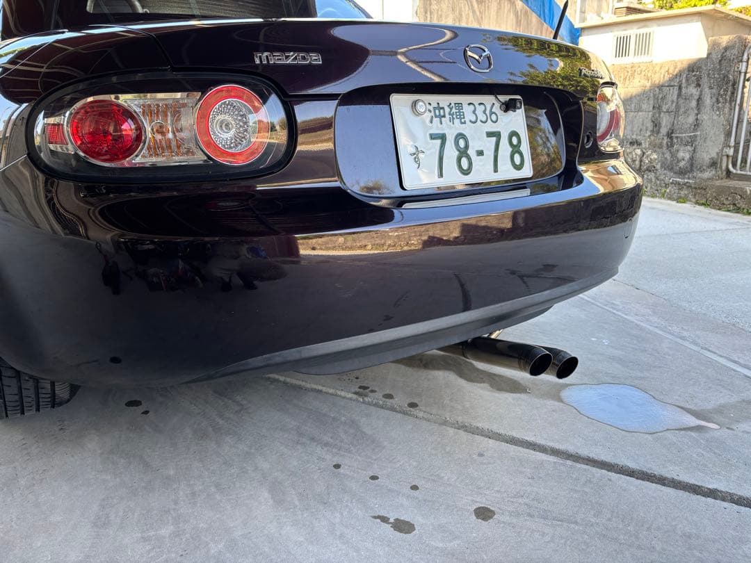 NDロードスター　Quick race製 リアピースマフラー