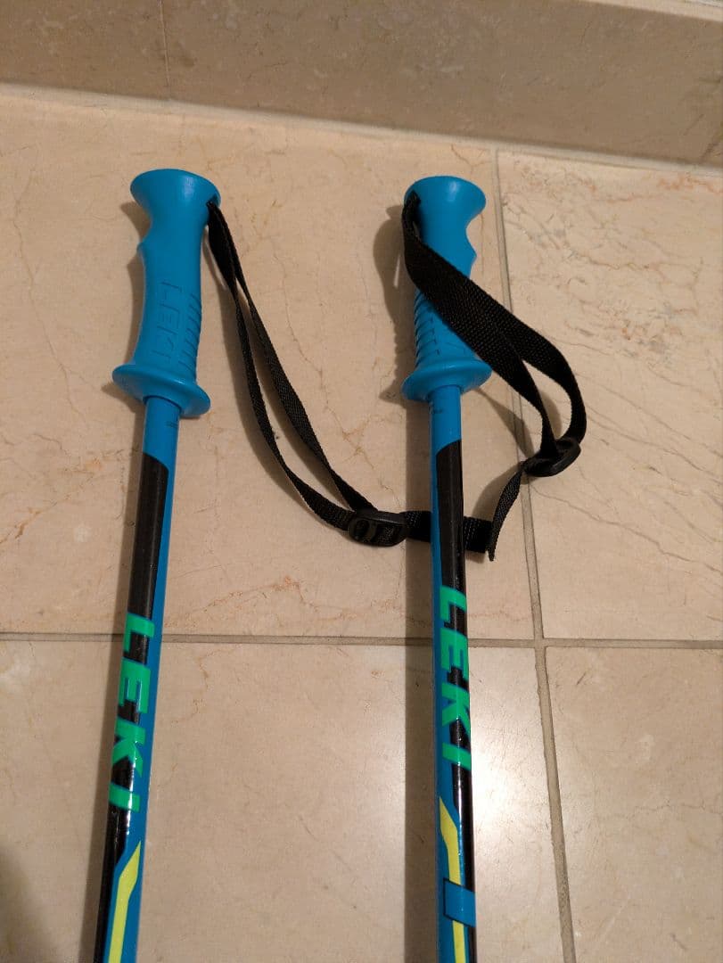 スキーセット SALOMONスキー140 アトミックブーツ　LEKIストック