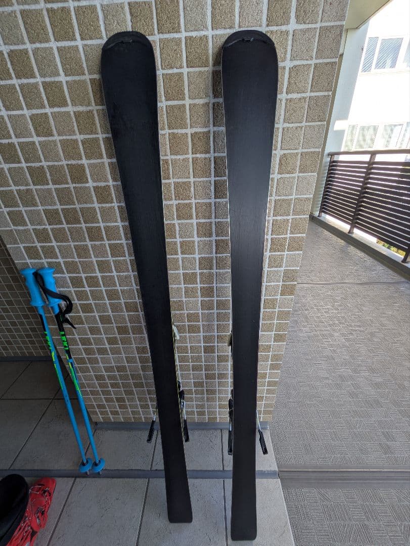 スキーセット SALOMONスキー140 アトミックブーツ　LEKIストック