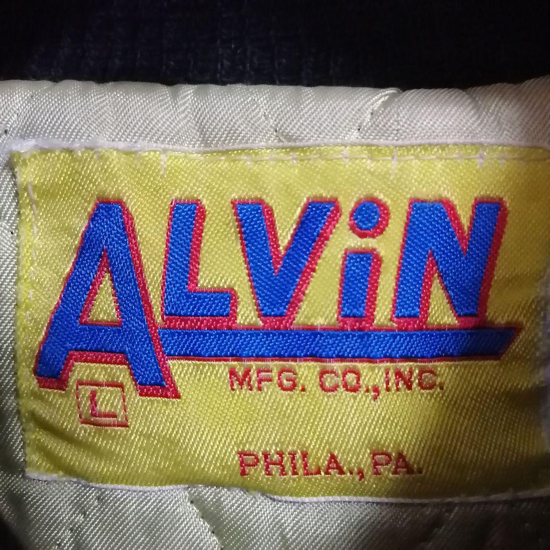 70s ALViN　バーシティレザースタジャン　USA製