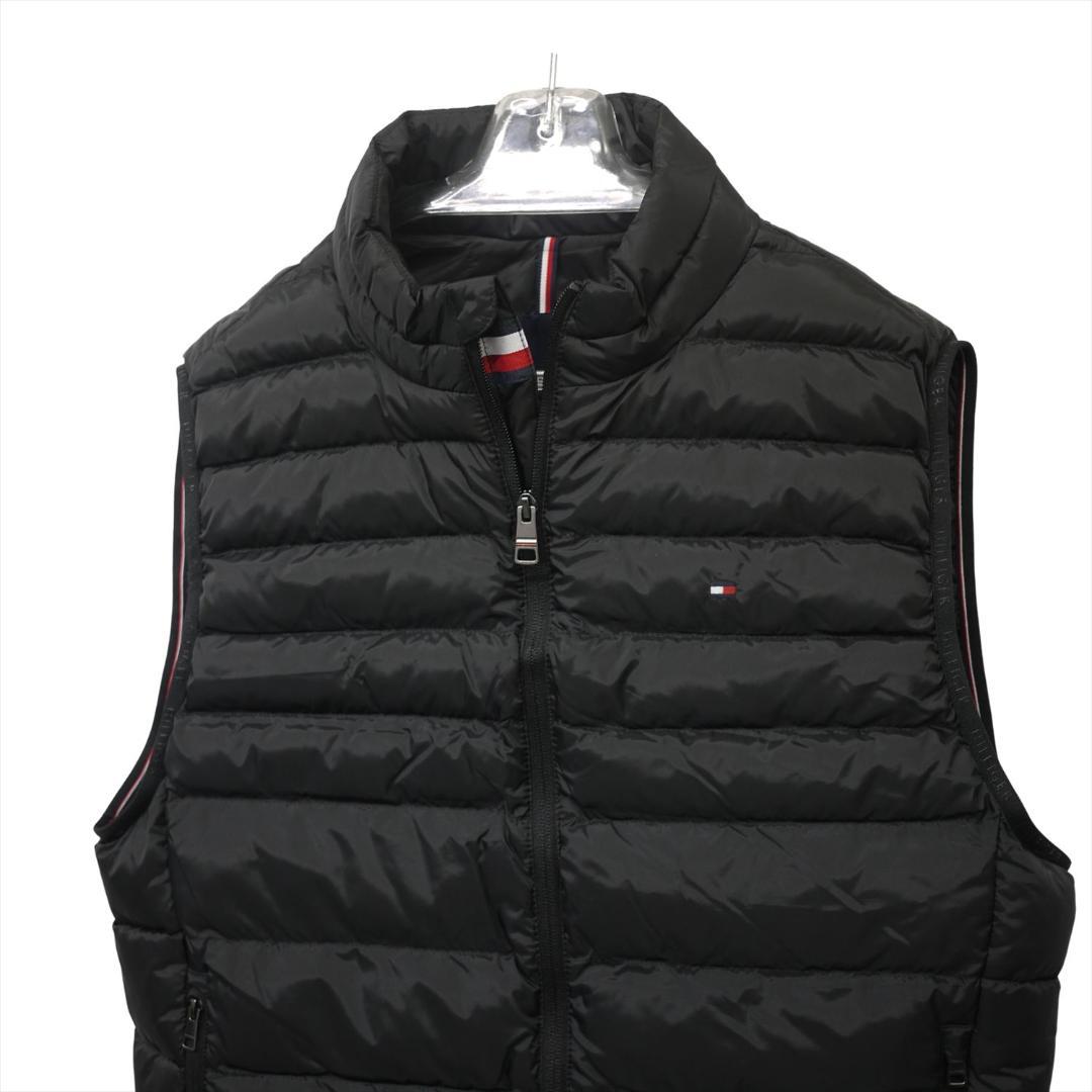 新品 トミーヒルフィガー THPROTECT 軽量 耐水 中綿 ベスト M 黒