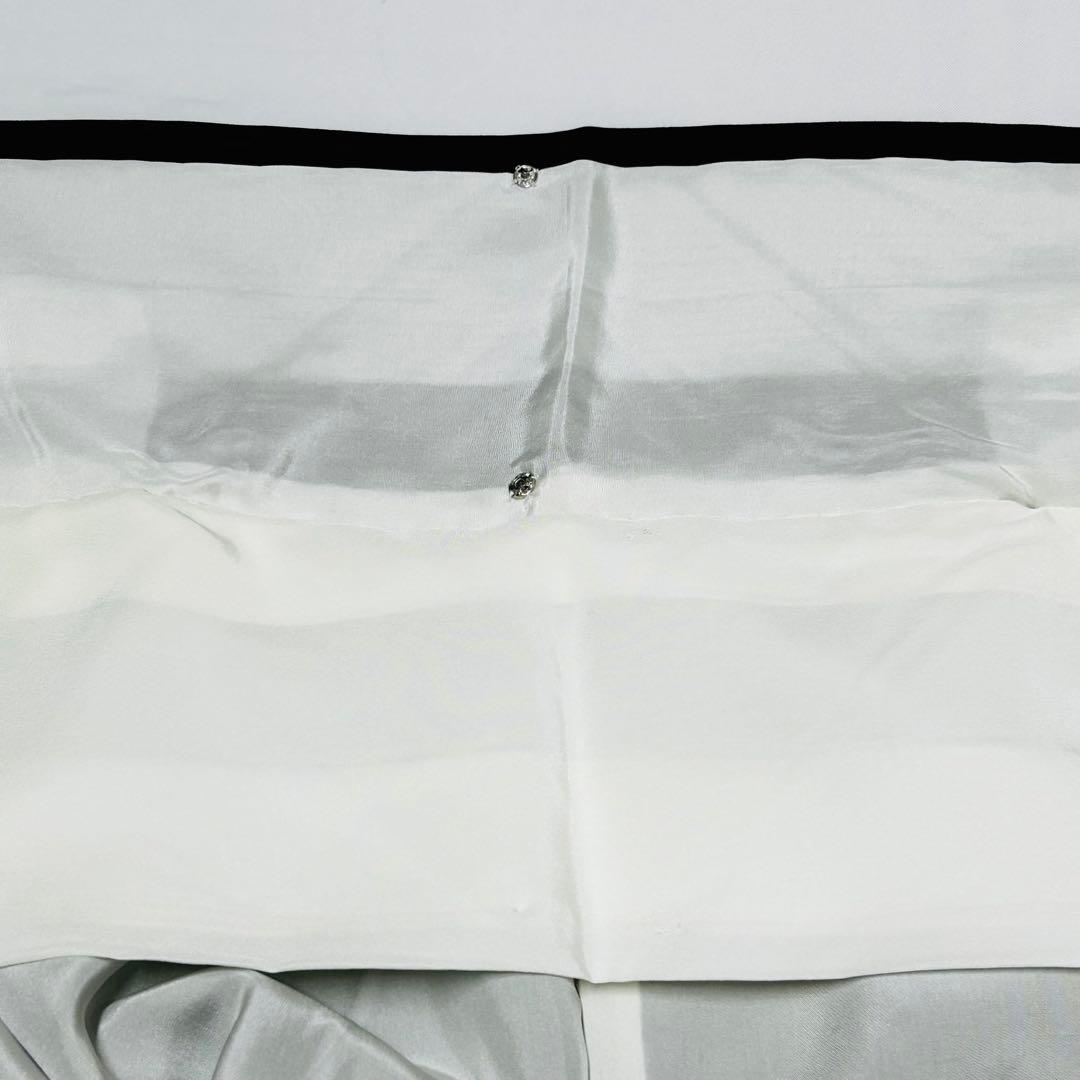 【656】辻が花•鶴 文様 金駒刺繍入り 黒留袖