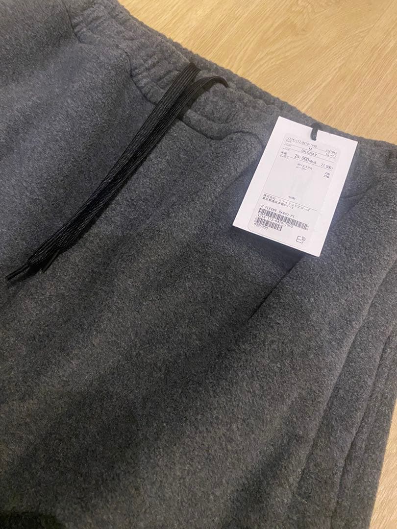 ぺ 　H BEAUTY&YOUTH フリースカーゴパンツ OVY M