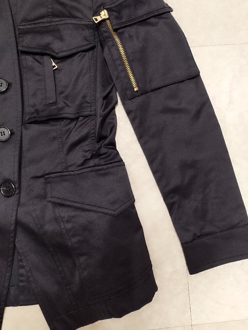 ETRO エトロ　シャドー　ナイロン素材　ジャケット 38黒