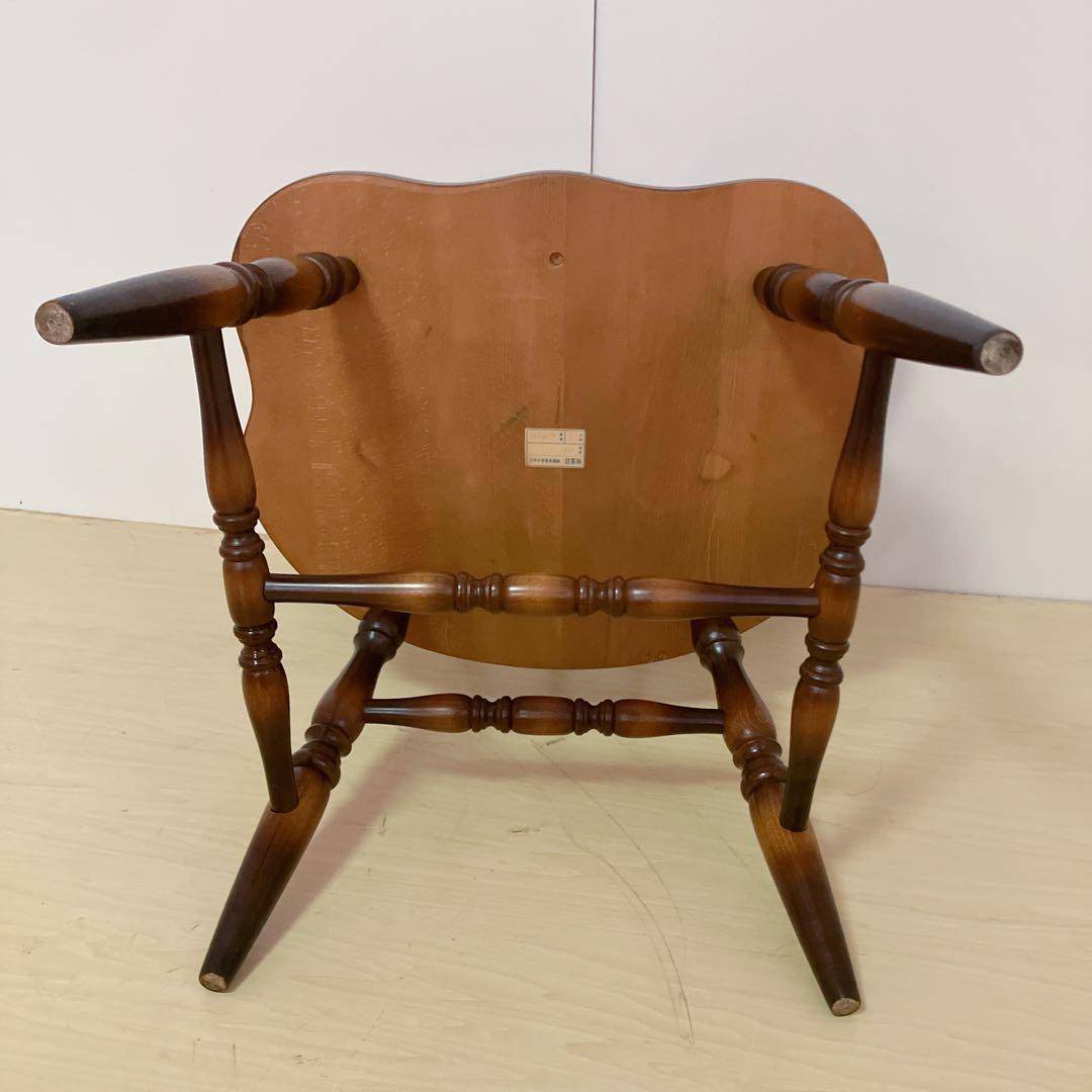 飛騨産業　キツツキマーク　木製　キャプテンチェア　ウィンザーチェア　①