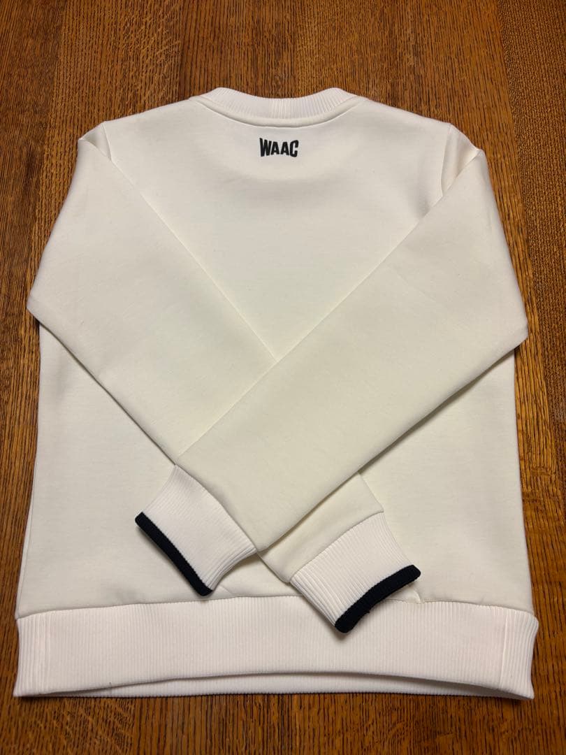【美品】WAAC レディース　ホワイト クルーネックトレーナー