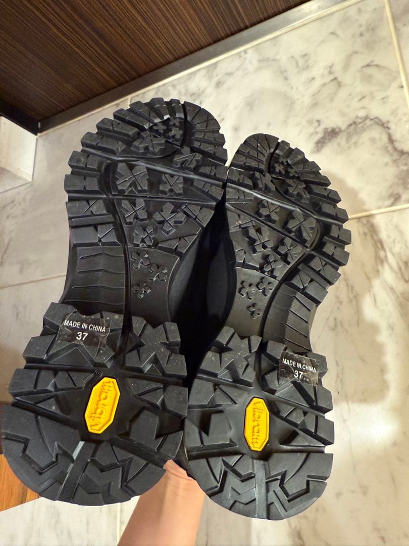 靴 Vibramsole Drawstring Sneakers 23.5cm