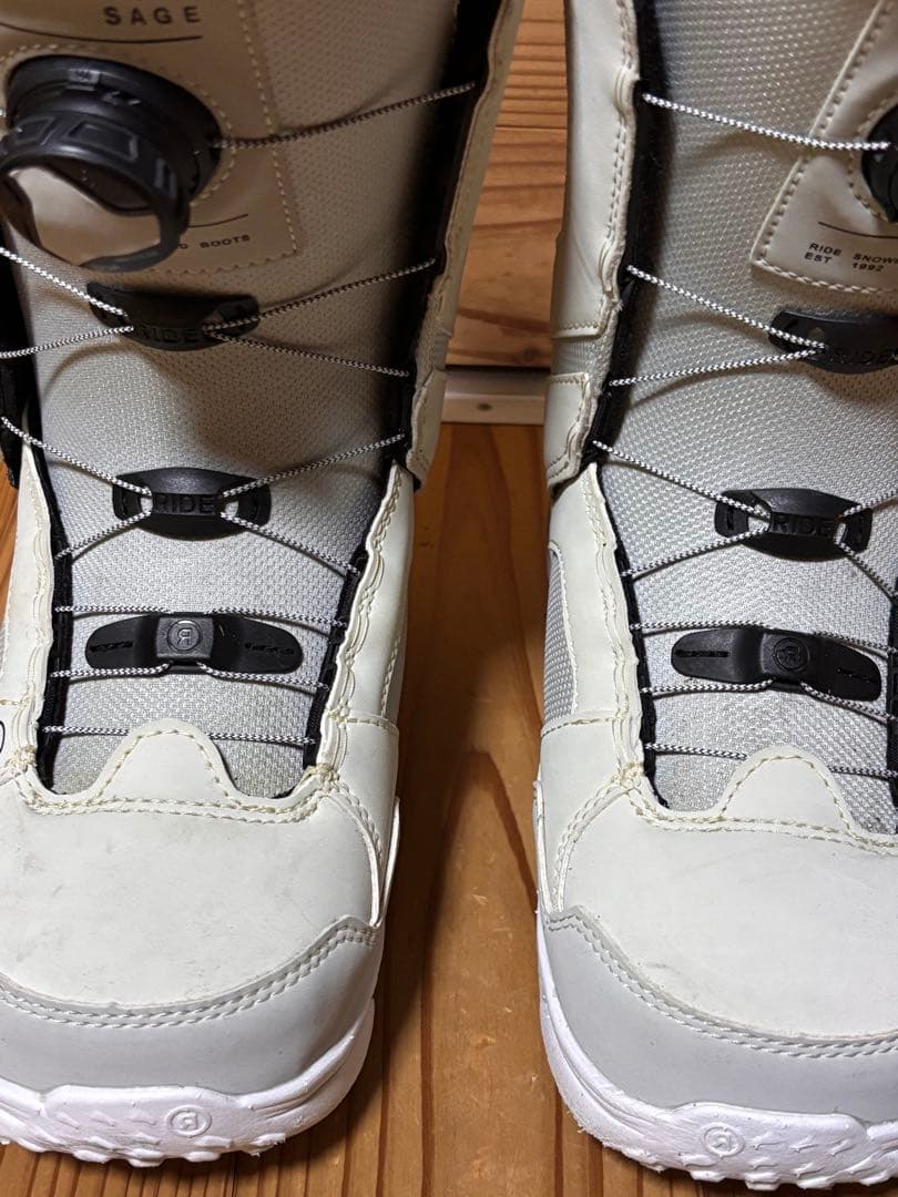 RIDE SAGE ホワイト スノーボードブーツ