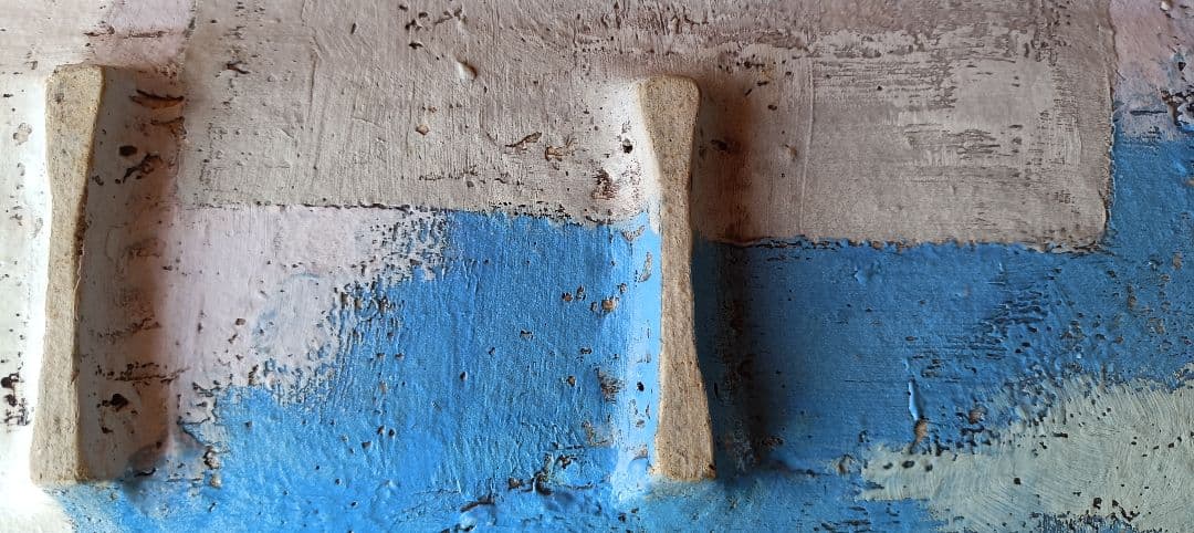 東恩納美架さんの長皿　沖縄　やちむん