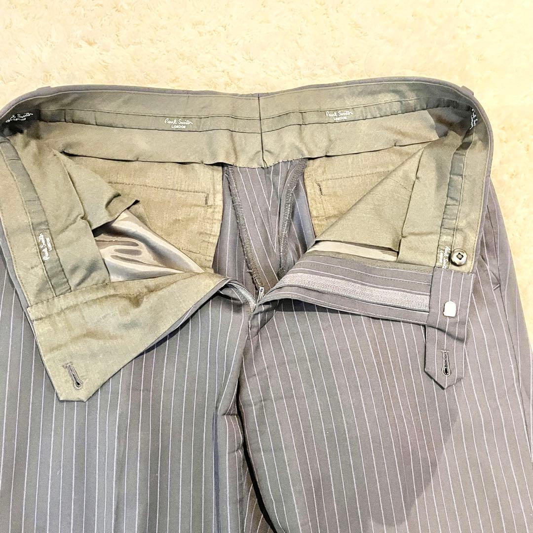 Paul Smith 黒 ストライプ スーツ セットアップ GUABELLO