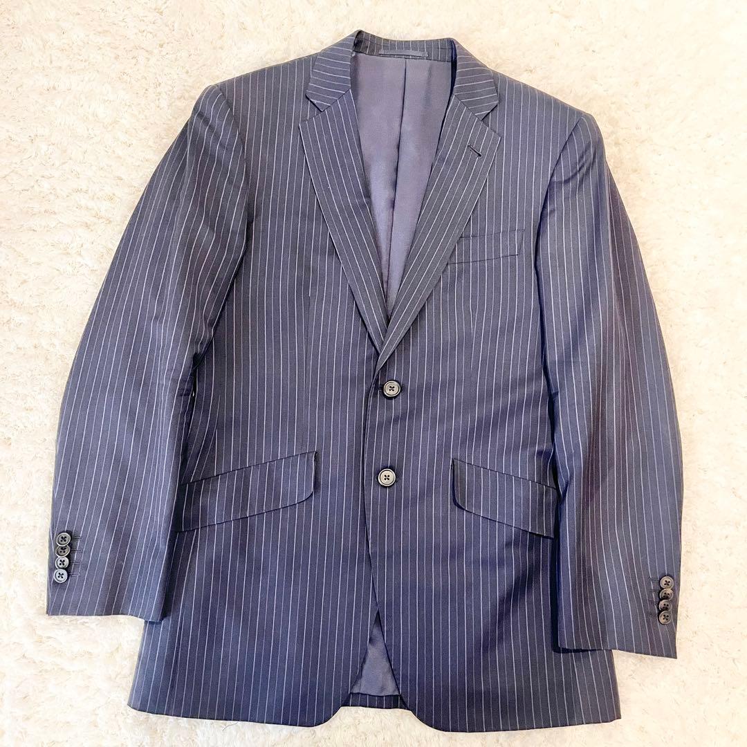 Paul Smith 黒 ストライプ スーツ セットアップ GUABELLO