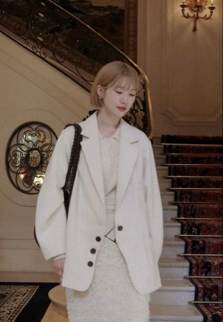 eaphi CLASSIC WOOL WAVE JACKET新品即発送