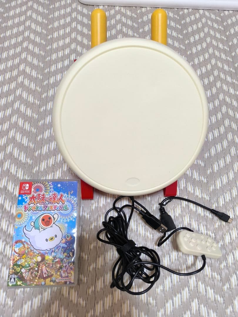 Switch、太鼓の達人セット、ドンダフルフェスティバル、バチ付き