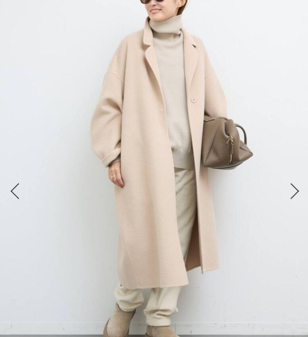 MUSE de Deuxieme Classe ウールアンゴラ リバーコート