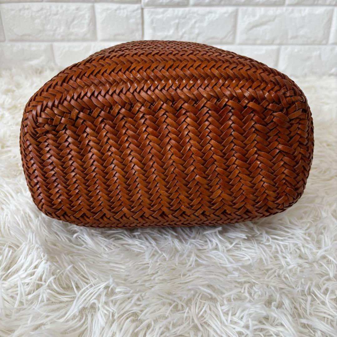 Dakota✨ バッグブライド カジュアルトート　編み込み　カゴバッグ　キャメル