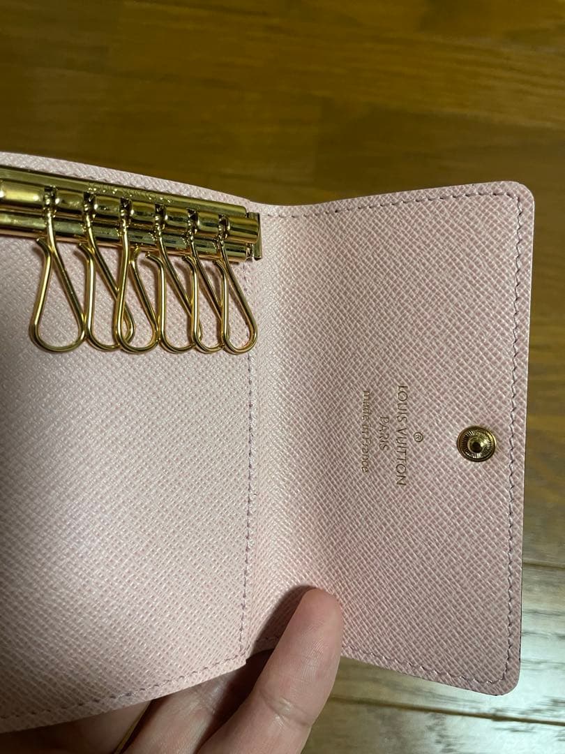 【極美品】LOUIS VUITTON モノグラム レザーキーケース【訳あり】