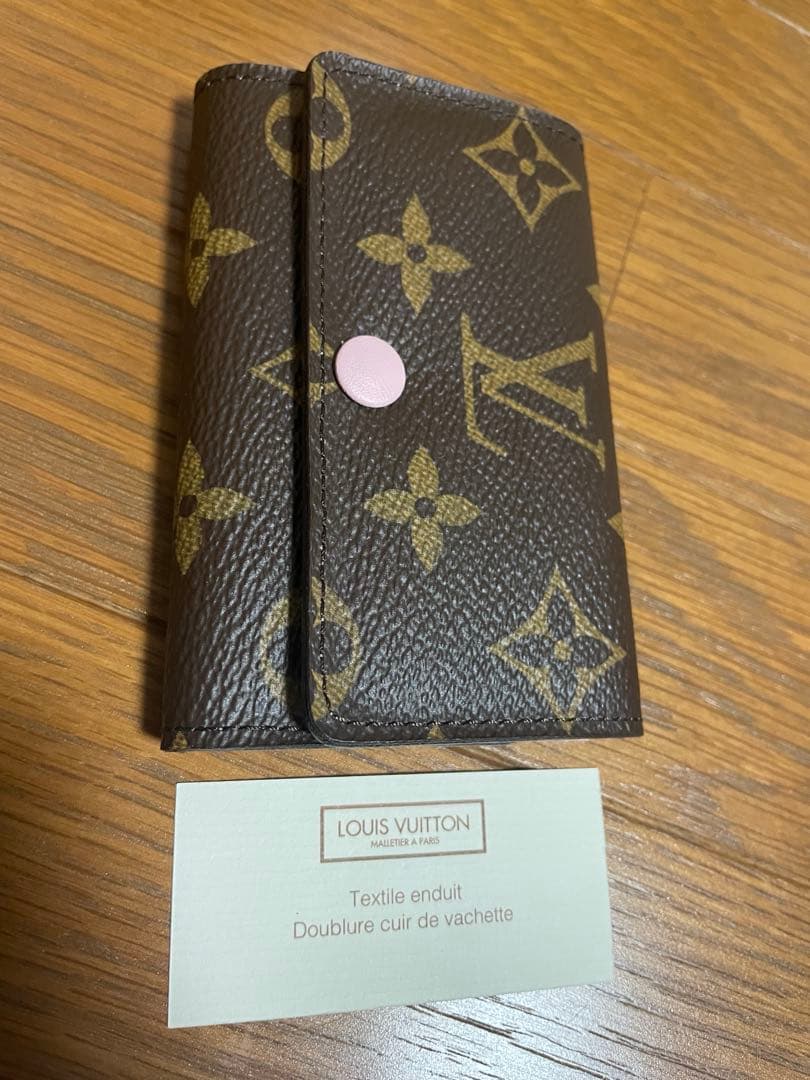 【極美品】LOUIS VUITTON モノグラム レザーキーケース【訳あり】