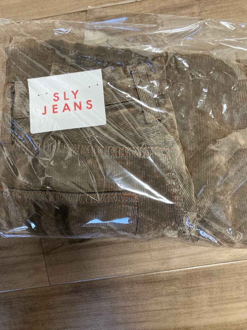 SLY L/W VINTAGE FLOCKY DENIM パンツ