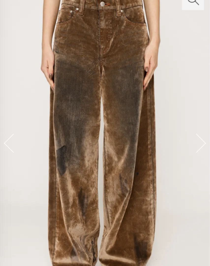 SLY L/W VINTAGE FLOCKY DENIM パンツ