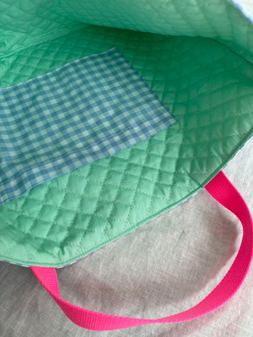 【mana☺︎】　レッスンバッグ　上履き入れ　お着替え袋