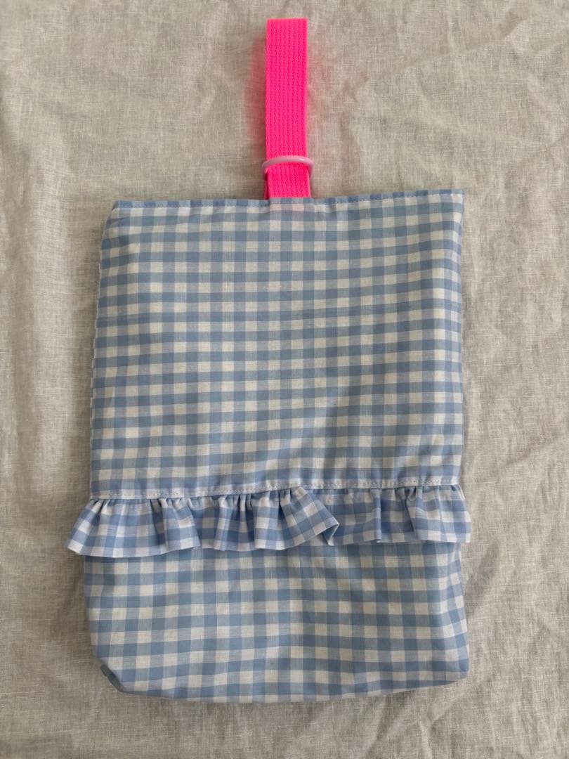 【mana☺︎】　レッスンバッグ　上履き入れ　お着替え袋