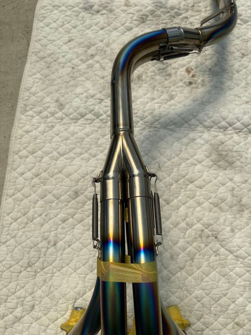 CBX400f サタケチタンマフラー45φ ノーカット