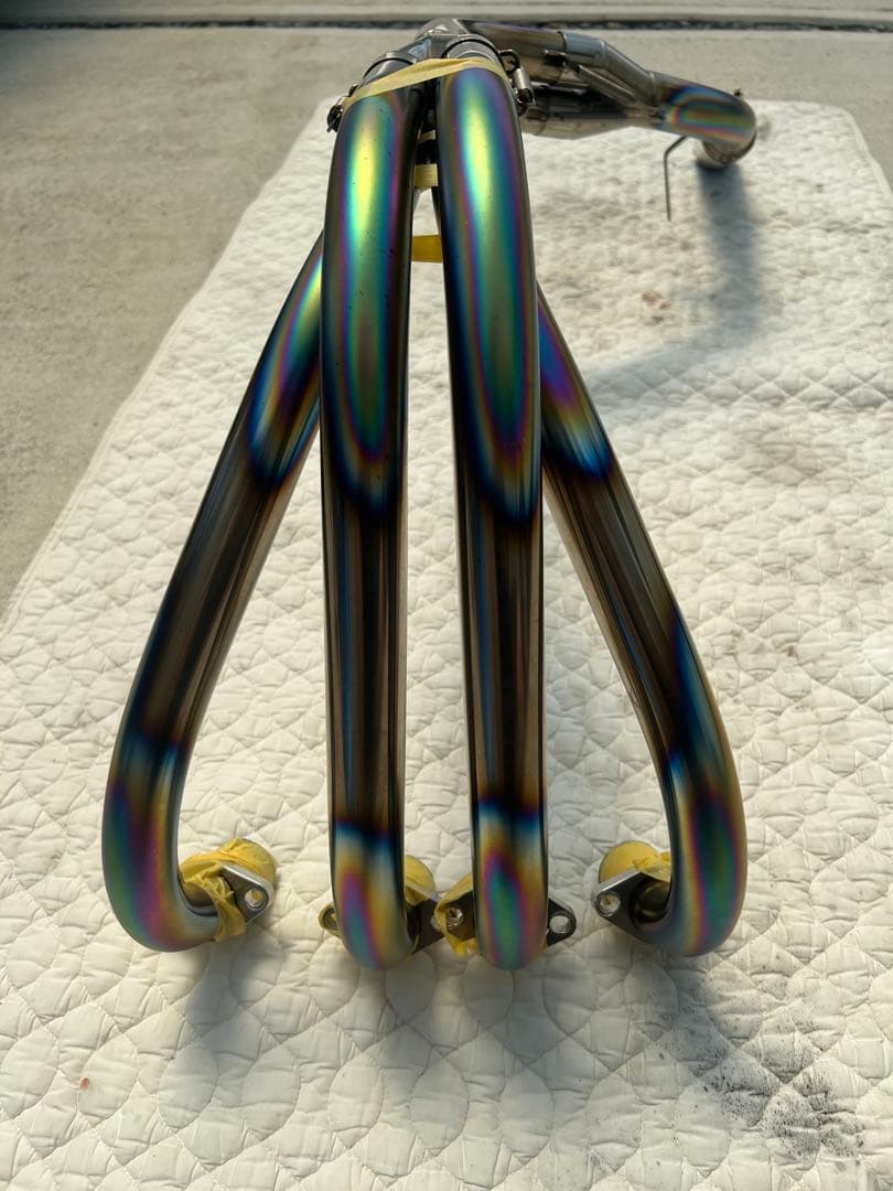 CBX400f サタケチタンマフラー45φ ノーカット