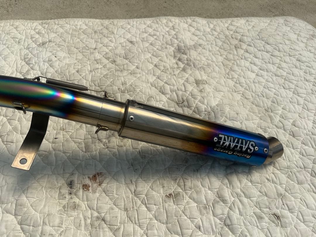 CBX400f サタケチタンマフラー45φ ノーカット