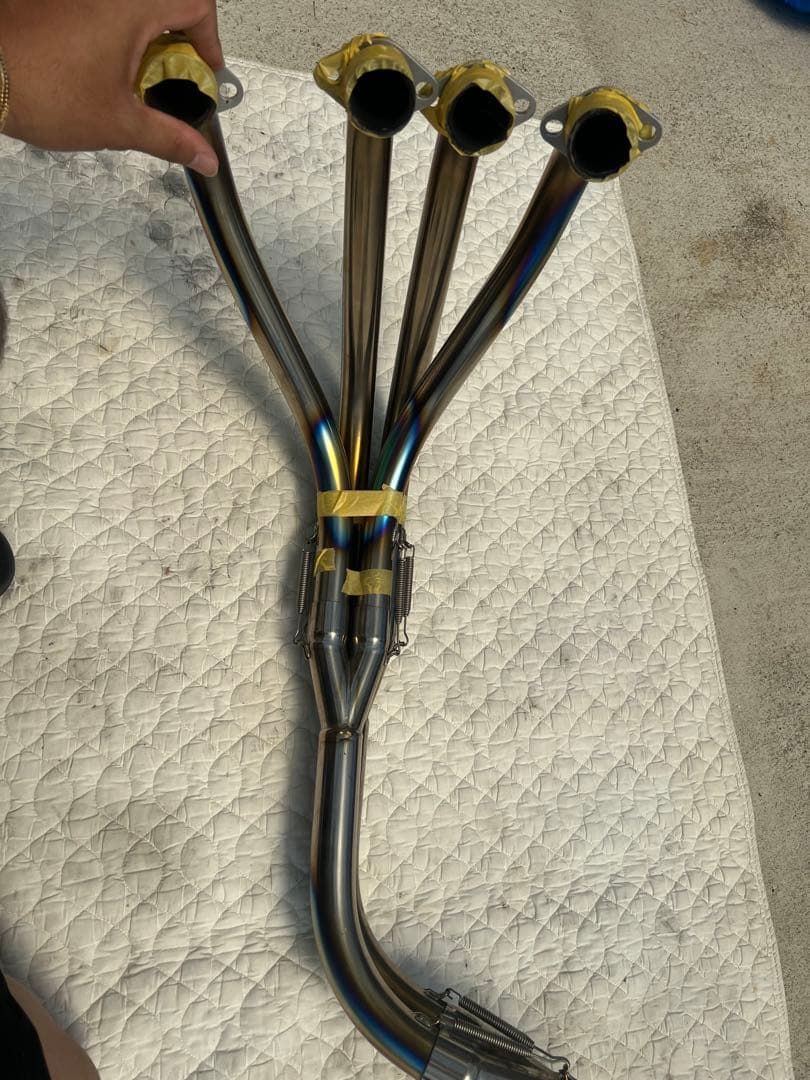 CBX400f サタケチタンマフラー45φ ノーカット